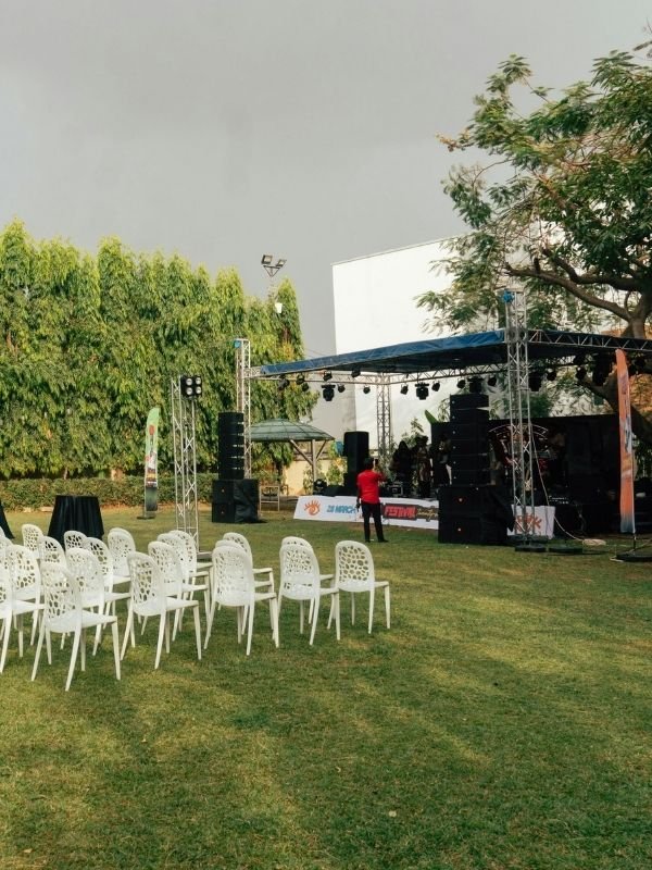 Conference stage production