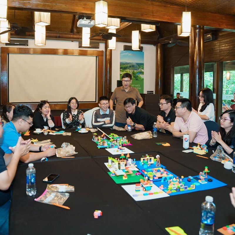 Delegates enjoying cultural experience in Vietnam